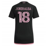 Camisa de time de futebol Inter Miami Jordi Alba #18 Replicas 2º Equipamento Feminina 2024-25 Manga Curta